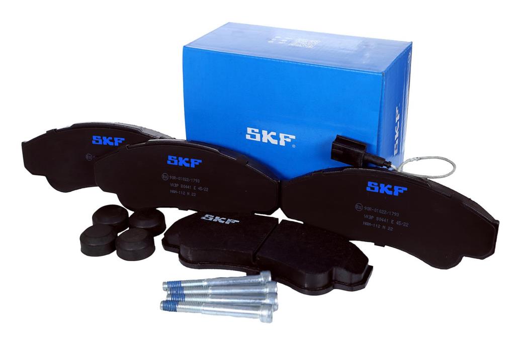 Jeu de 4 plaquettes de frein SKF ref. VKBP 80441 E